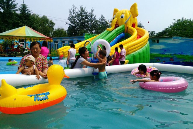龙湖儿童充气游泳池